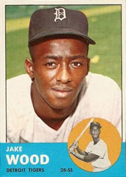 1963 Topps Baseball Cards      453     Jake Wood